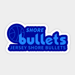 Defunct Jersey Shore Bullets CBA 1979 Sticker